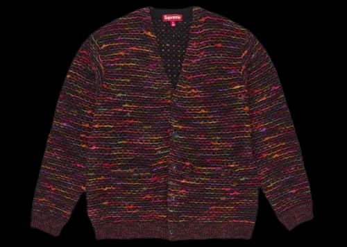 Supreme Textured Cardigan Orange