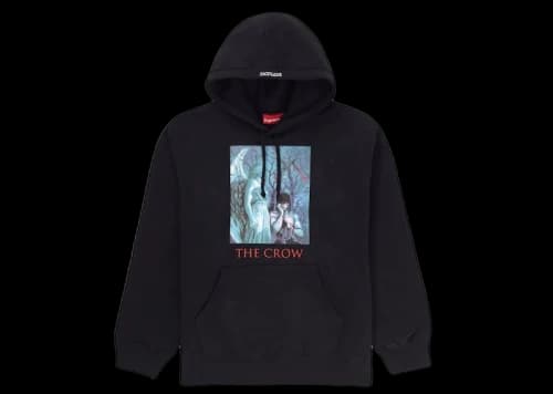 Supreme The Crow Hooded Sweatshirt Black