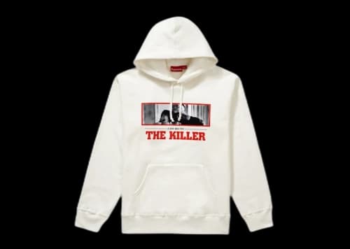 Supreme The Killer Hooded Sweatshirt White