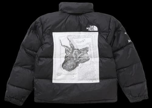 Supreme The North Face Nuptse Jacket Black