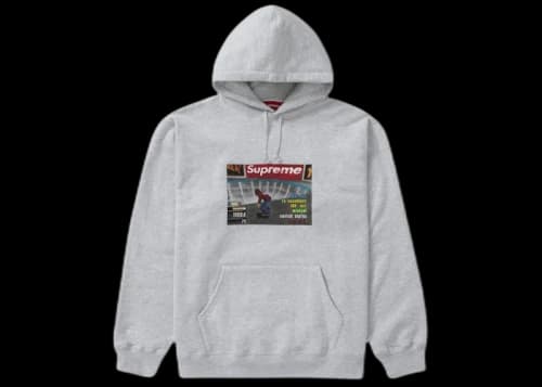 Supreme Thrasher Hooded Sweatshirt Ash Grey