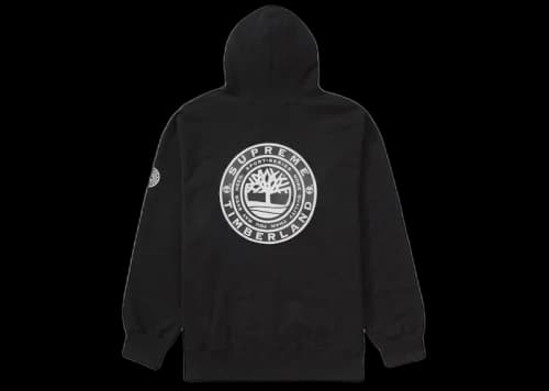 Supreme Timberland Hooded Sweatshirt Black