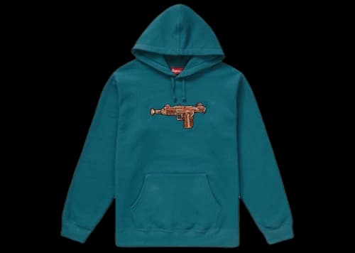Supreme Toy Uzi Hooded Sweatshirt Dark Teal