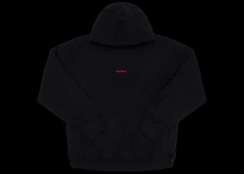 Supreme Trademark Hooded Sweatshirt Black