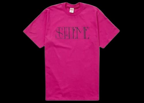 Supreme Trademark Tee Magenta