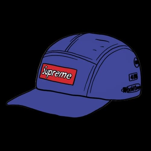Supreme Trail Camp Cap Blue
