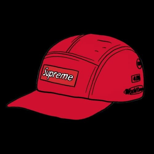 Supreme Trail Camp Cap Red