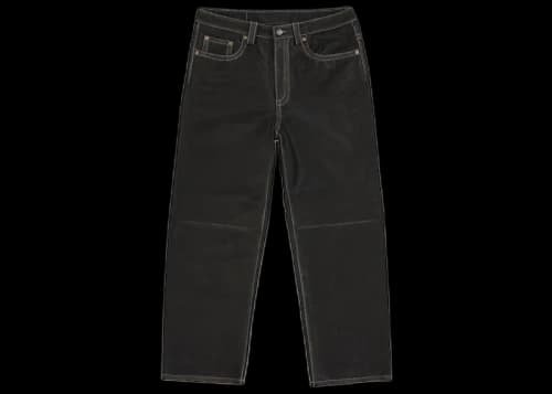 Supreme True Religion Loose Fit Leather Pant Black