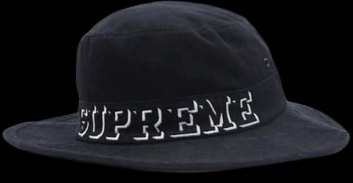 Supreme Twill Boonie Hat Black