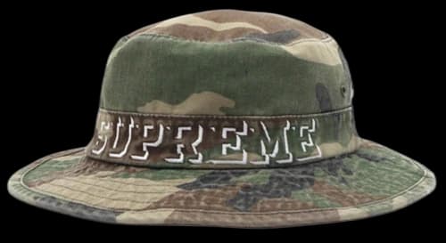 Supreme Twill Boonie Hat Woodland Camo