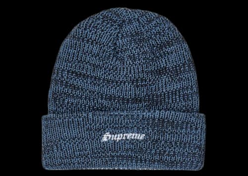 Supreme Twisted Loose Gauge Beanie Blue