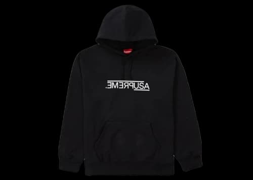 Supreme USA Hooded Sweatshirt Black