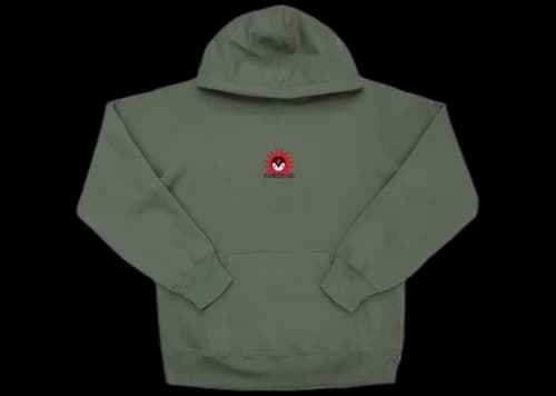 Supreme Vampire Hooded Sweatshirt Light Olive