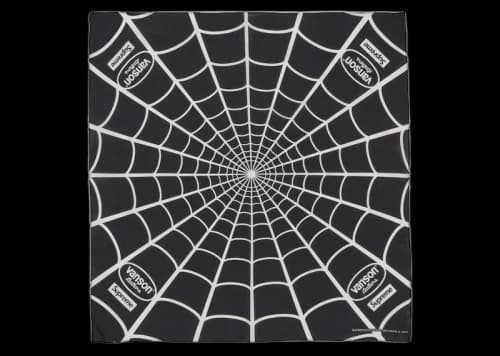 Supreme Vanson Leathers Spider-Man Bandana Black