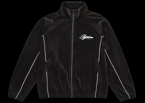 Supreme Velour Mesh Track Jacket Black