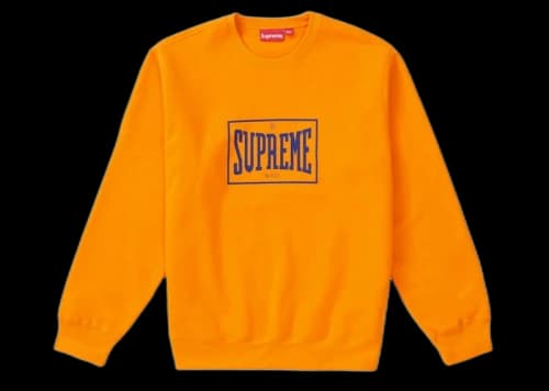 Supreme Warm Up Crewneck Orange