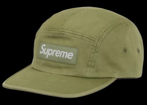Supreme Washed Chino Twill Camp Cap SS24 Olive