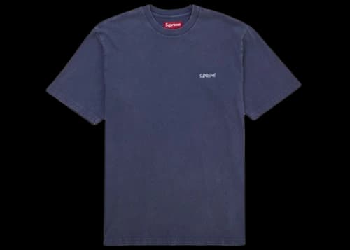 Supreme Washed S/S Top Navy