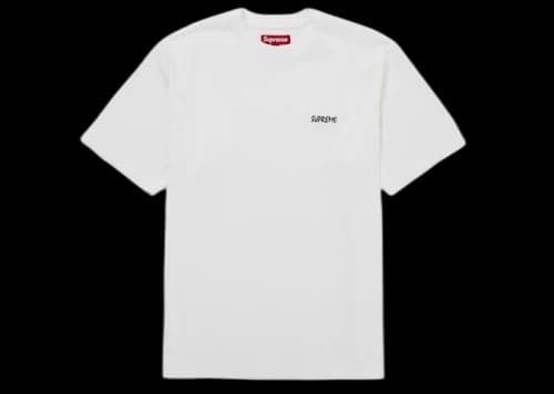 Supreme Washed S/S Top White