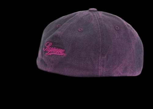 Supreme Washed Twill 6-Panel Purple