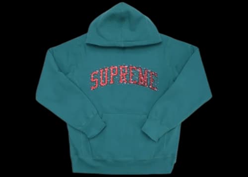 Supreme Water Arc Hooded Sweatshirt Dark Teal