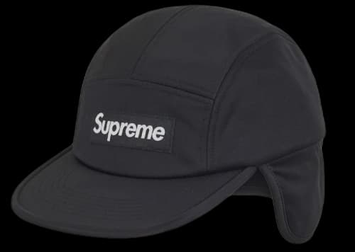 Supreme WINDSTOPPER Earflap Camp Cap (FW24) Black