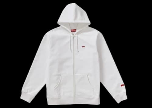 Supreme WINDSTOPPER Zip Up Hooded Sweatshirt White