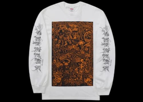 Supreme Wombat L/S Tee White