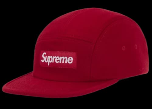 Supreme Wool Camp Cap (FW25) Red