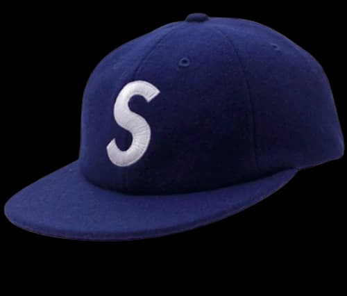 Supreme Wool S Logo Hat (FW15) Navy