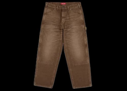 Supreme Worn Double Knee Painter Pant (SS26) Brown