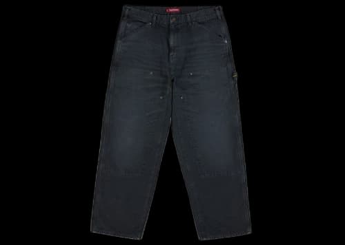 Supreme Worn Double Knee Painter Pant (SS26) Black