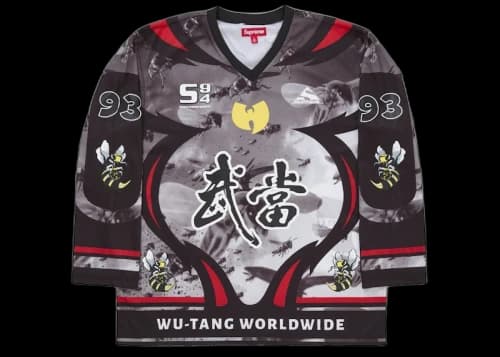 Supreme Wu-Tang Clan Hockey Jersey Black