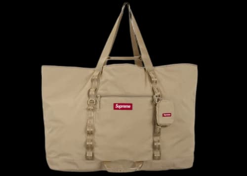 Supreme X-Large Tote Bag + Utility Pouch Tan