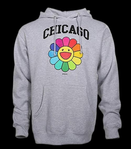 Takashi Murakami ComplexCon Chi Flower Hoodie Grey
