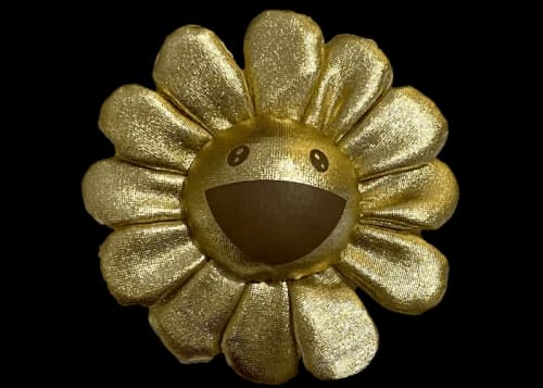 Takashi Murakami ComplexCon Flower Plush Pin Gold