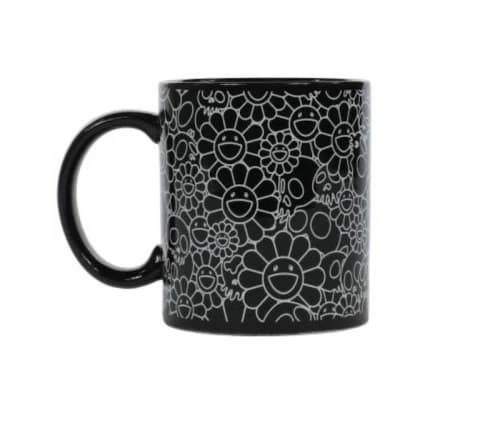 Takashi Murakami ComplexCon Skull & Flower Mug Black