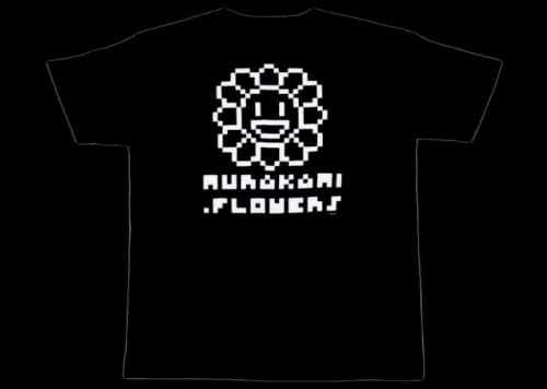 Takashi Murakami Flower Emblem T-shirt Black