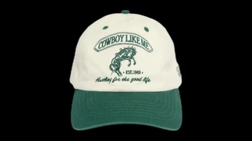 Taylor Swift Cowboy Like Me Hat Cream/Green