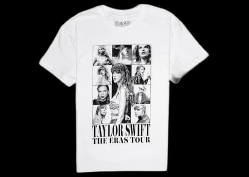 Taylor Swift The Eras Tour White T-Shirt White