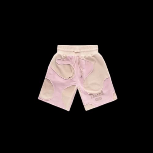 Telfar Camo Sweatshort Pink/Sand