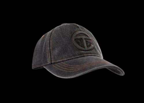 Telfar Denim Logo Hat Black