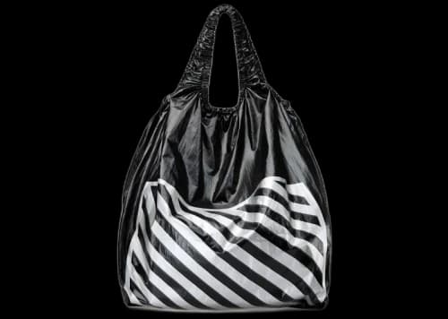 Telfar Jumbo Liquor Store Plastic Bag Black