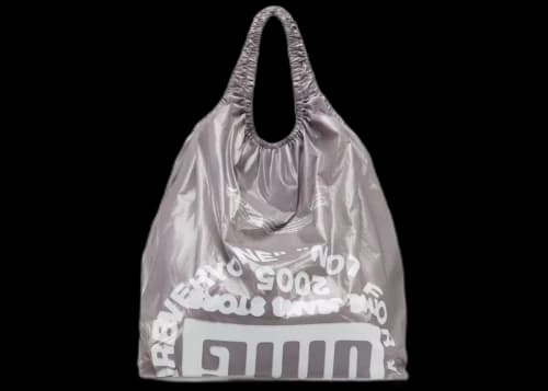 Telfar Jumbo OMG Plastic Bag Grey