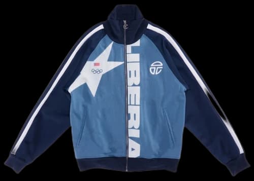 Telfar Liberia Track Jacket Navy