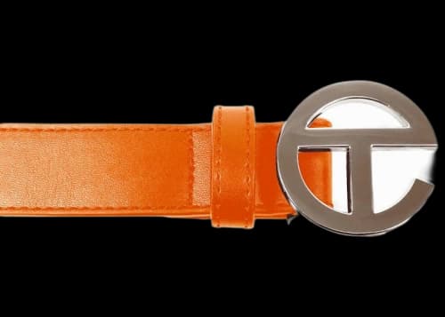 Telfar Logo Belt Orange