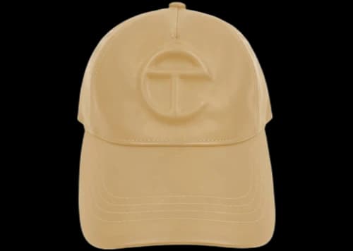 Telfar Logo Embossed Hat Cream
