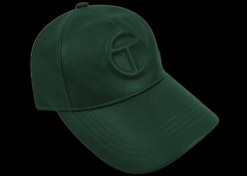Telfar Logo Embossed Hat Dark Olive