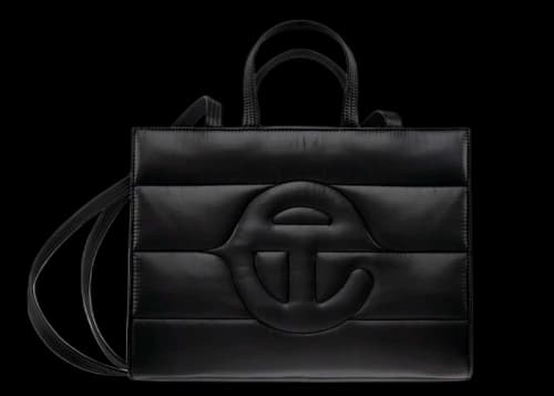 Telfar Medium Puff Shopper Black