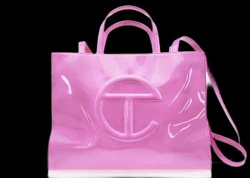 Telfar Medium Shopping Bag Pink Patent